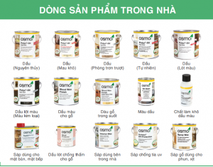 osmo dầu trong nhà