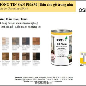 osmo oil stain dầu màu chuyên dụng