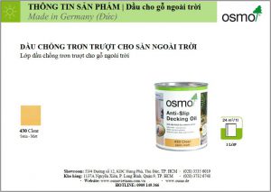 dầu chống trơn trượt cho sàn ngoài trời