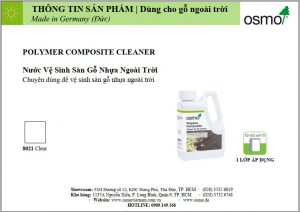 osmo vệ sinh sàn nhựa ngoài trời